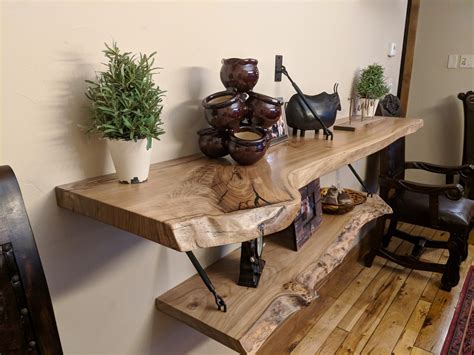 live edge shelves near me